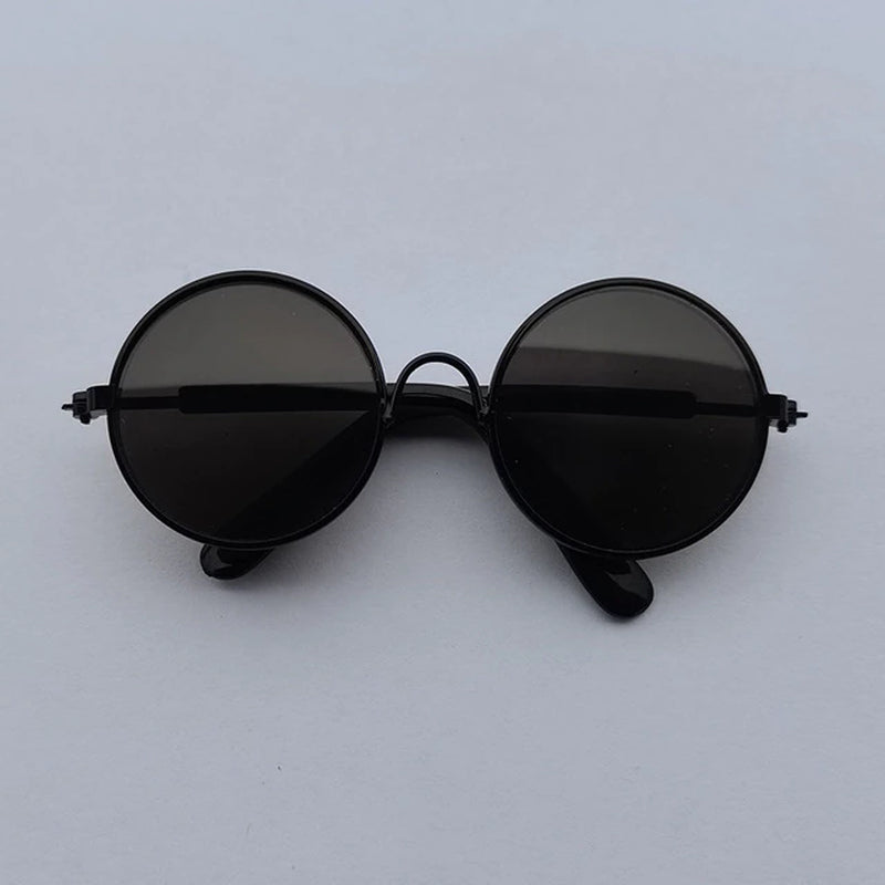 Lovely Vintage round Cat Sunglasses Reflection Eye Wear Glasses for Small Dog Cat Pet Photos Pet Products Props Accessories